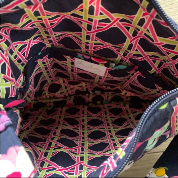Vera Bradley Hipster Cross Body Bag | Legacy Pattern "Ribbons" - Picture 13 of 15